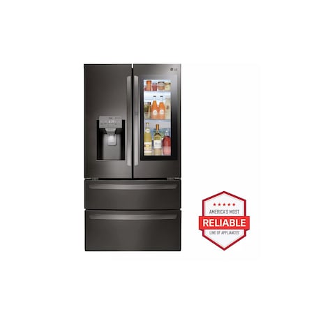 Lg 28 cu. ft. Smart Wi-Fi Enabled InstaView Door-in-Door Refrigerator LMXS28596D